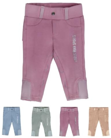 netproshop Baby und Kinder Reithose Bobby Vollbesatz Gr. 56-104, Kindergroesse:92, Farbe:Rosa