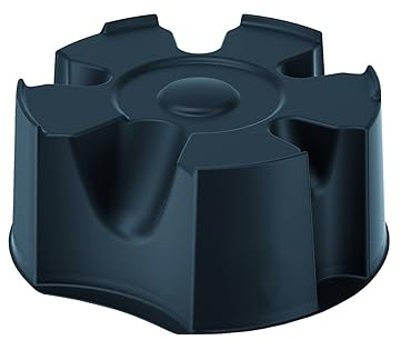 Spetebo Standfuß in anthrazit für Regentonnen bis 240 L - Ø 51 cm - Universal Sockel aus Kunststoff für runde Wassertanks - Regenwassertank Ständer Regensammler Regenfass Halterung