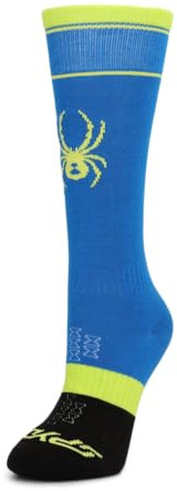 Spyder YOUTH BUG LINER SKI SOCKS, Unisex, COBALT, M