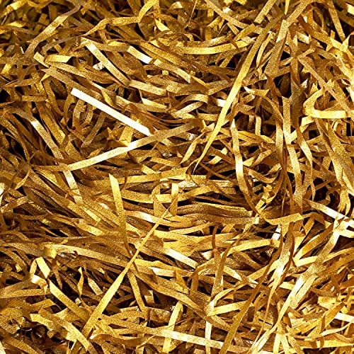 Füllmaterial Geschenk, 100g Raffia Hamper Shreds Geschreddertes Papier Box Füllung für Geschenkbox Dekorations Geschenkverpackung Weihnachten
