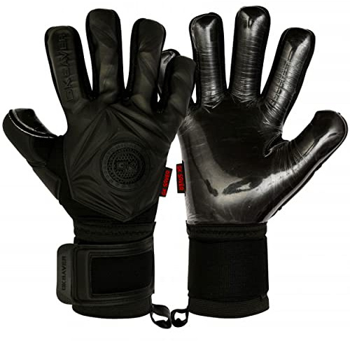 GK Saver Fußball-Torwarthandschuhe, professionelle 3D-Verdunkelung, Torwarthandschuhe (3D Black YF 9)
