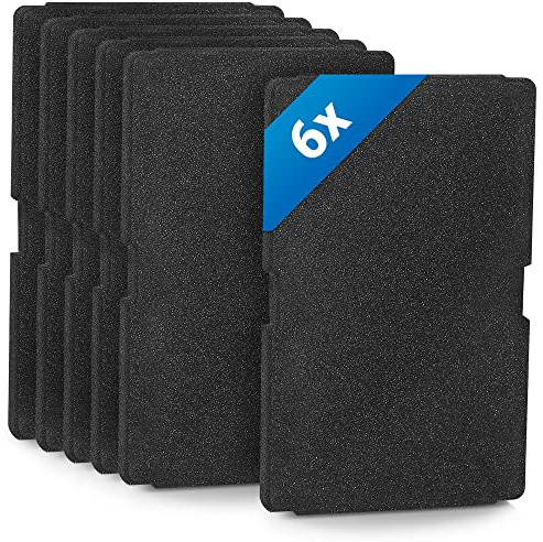 Siegvoll 6x Trockner Filter für Beko 2964840100 | Ersatz-Wärmetauscherfilter für Wärmepumpentrockner, Kompatibel mit Grundig, Blomberg, Elektra Bregenz | 240 x 155 x 10 mm
