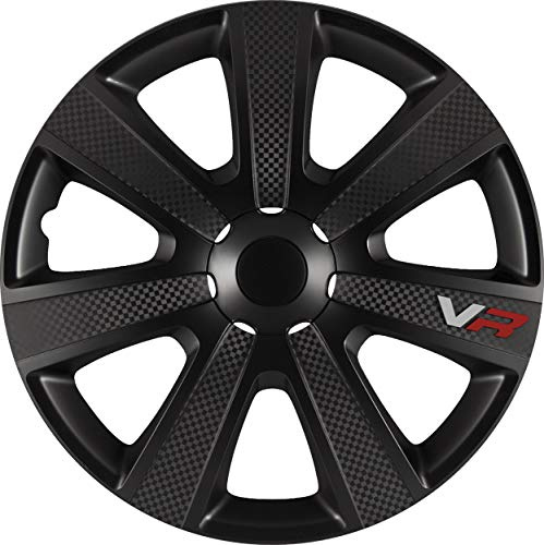 kh Teile Radkappen 16 Zoll VR Black schwarz 16 1-Fach lackiert Radzierblenden 4er Set komplett
