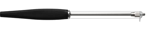 Osti Original Käseschneider mit schwarzem Kunststoffgriff und 3 Ersatzdrähten (Schwarz)
