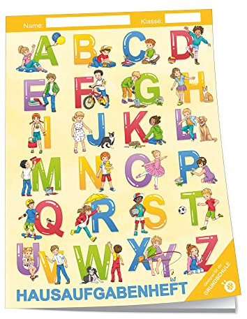 TRÖTSCH - Hausaufgabenheft Grundschule ABC: Schulplaner Hausaufgabenheft Timer Terminkalender