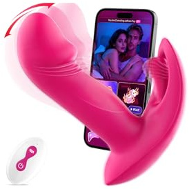 Sex Spielzeug für die Frau Paare AI-Sync Vibrator, Dildo Vibration für Frauen mit 9 Schwing- & 9 Vibrations Hohlform Vibratorensets für Frauen Klitoris & G-Punkt Sexspielzeug, Sex Toyset für Woman