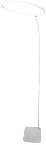 Générique Stefano Fashion Himmelstange für Babybett, höhenverstellbar, 150 cm bis 185 cm, quadratische Basis, Weiß, Universalgröße für runde Schleier