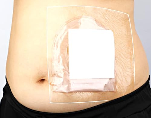 Wasserdichte Stomabeutel-Duschabdeckung, 30 Stück Stoma-Bad Schutzfolie, selbstklebende Verband Binde (3.93 x 4.72) inch