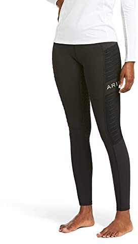 ARIAT EOS Moto Vollgrip Reitleggings Damen, Größe:XL, Farbe:Black