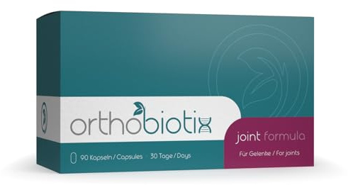 orthobiotix joint formula - mit Glucosamin, Chondroitin, MSM, Hyaluronsäure und 10 weiteren Nährstoffen - 90 Kapseln hochdosiert