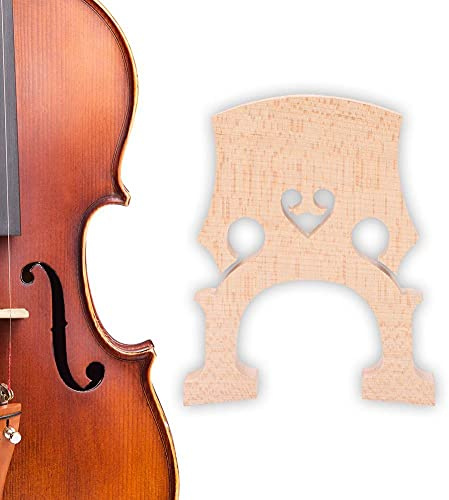 Cellobrücke, Ahornholz Ersatzteil für 4/4 3/4 Cellos hochwertiges Instrumentenzubehör für professionelle Musiker, Schüler und Reparaturanwendungen