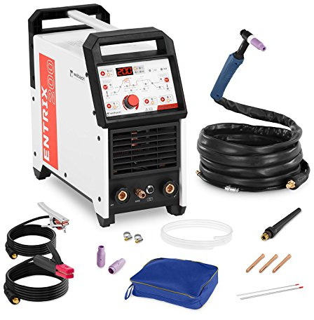 Stamos Welding Group WIG-Schweißgerät AC/DC MMA 200 A 230 V IGBT - Puls - Alu-Schweißen Alu-Schweißgerät Schweißmaschine für Aluminium Elektro-Schweissgerät