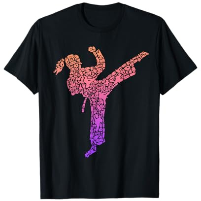 Karate Girl Kampfsportler Damen Kinder Taekwondo Mädchen T-Shirt
