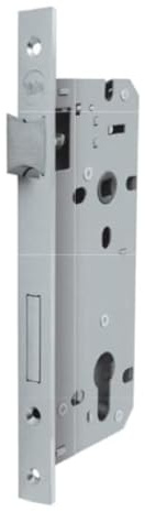Yale Y52X00450S2 Y52X Einsteckschloss mit vorderer Vierkantkante, Eingang 45 mm, Abstand 85 mm, Nichelato, Satinato