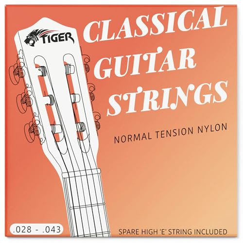 TIGER CGS-NY Klassische Nylon Gitarrensaiten - Normale Spannung