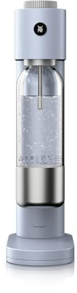 WMF Element One Wassersprudler – vollautomatische Edelstahl Sprudelmaschine mit 3 Einstellungsstufen, platzsparendes Design, eleganter Soda Maker & Sprudelgerät für prickelnden Genuss, Farbe Ice Flow