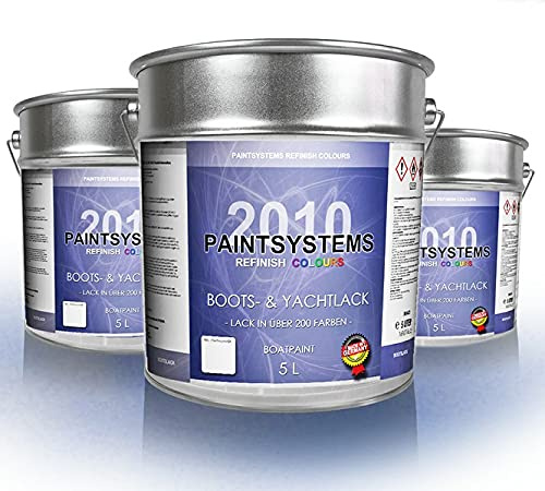 PAINTSYSTEMS REFINISH COLOURS 5,0 Liter Bootslack & Yachtlack - Klarlack seidenglänzend