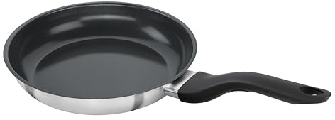 HENCKELS Stream Bratpfanne 24 cm mit Antihaft-Keramik-Beschichtung, Induktionsgeeignet, Schwarz