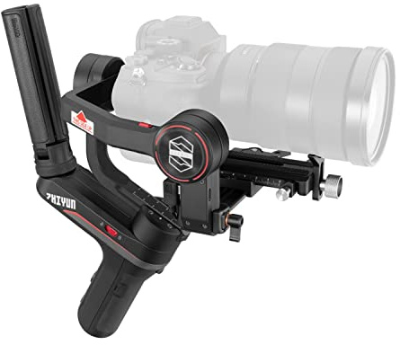 Zhiyun Weebill S [offiziell] Kamerastabilisator, 3 Achsen Gimbal für DSLR- und Spiegelreflexkamera, leichtes Design, dynamische Stabilität, erhältlich für Canon/Sony/Panasonic/Nikon/Fujifilm