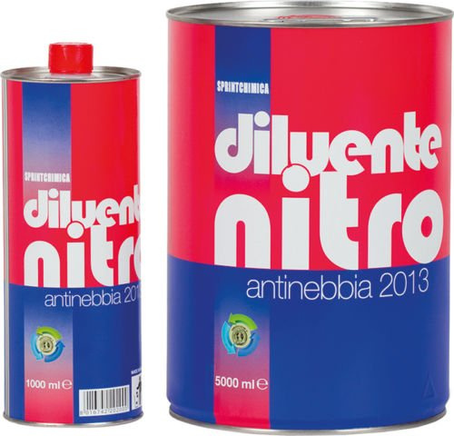 Sprint DILUENTE Nitro ANTINEBBIA LT. 5 Liter SOLVENTE Vernice Farbe Nitroverdünnung
