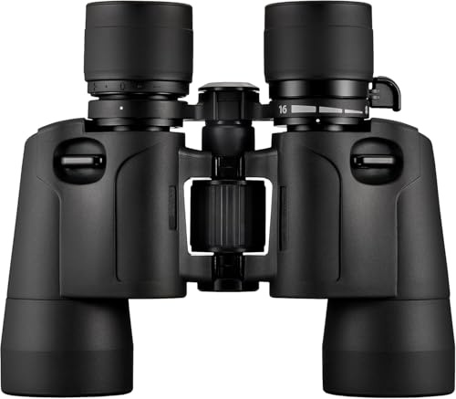 Olympus Fernglas 8-16x40 S mit Trageriemen, Tasche und 15 Jahre Herstellergarantie. Klare Bilder, natürliche Farben, breites Sichtfeld, leichtgewichtig - ideal für Naturbeobachtung, Sport und Konzerte