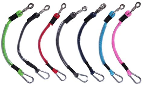 NETPROSHOP Anbindestrick für Pferde Transport zur Verwendung im Anhänger 90 cm lang, Farbe:Anthrazit