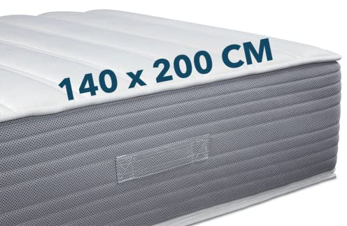 Ortho-Relax Boxspring Feeling Matratze 140x200 cm, Wendbar mit Sommer- & Winterseite, Visco- & Kaltschaum H2/H3, Atmungsaktiver Bezug, 30cm Höhe, Öko-Tex 100, Weiß