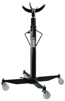 ELMAG Getriebeheber Profi TRAMI 500 | Tragkraft 500 kg | Arbeitshöhe 119-200 cm | 4 Lenkrollen inkl. Fußpedal | hydraulik