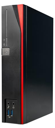 Fujitѕu - Schneller Mini PC mit Intel Quad Core - Silent Desktop Computer + Multimedia Rechner bis zu 2,8 GHZ - 8GB DDR4 RAM - 128GB SSD - inkl Win 11 Pro + Grееd Mousepad