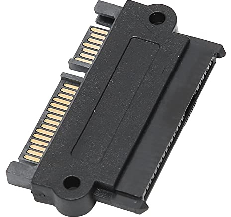 SAS-zu-Adapter, SAS-zu-USB-Festplatte zu Mainboard 15PIN-Konverter-Adapter (SFF – 8482, Schwarzes Kunststoffgehäuse, Direkt (10310))
