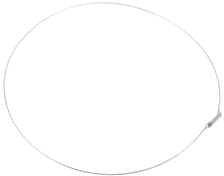 Lurrose Federklemme Aus Edelstahl Für Waschmaschinen-Türmanschette 32Cm Spannring Ersatzteil Zur Verhinderung Von Wasserschäden Und Schutz Der Waschmaschinentrommel
