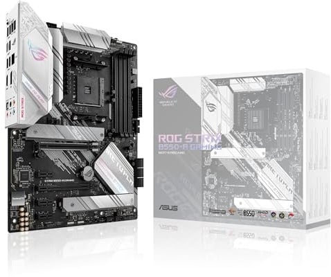 ASUS ROG Strix B550-A Gaming Mainboard Sockel AMD Ryzen AM4 | ATX, 2x M.2, SATA 6Gbit/s, USB 3.2 Gen 2, PCIe 4.0, Aura Sync