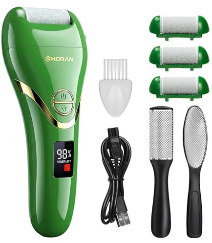 SHORAN Callus Remover, Electric Strong, Extreme Callus Removal, Rechargeable, Professional Electric Callus Remover, Foot Callus Remover for Foot Care