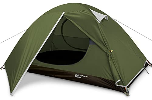 Bessport Zelt 2 Personen Ultraleichte Camping Zelte, 3-4 Saison Wasserdicht & Winddicht Kuppelzelt, Kleine Packungsgröße, Geeignet für Erwachsene, Wandern, Camping, Outdoor