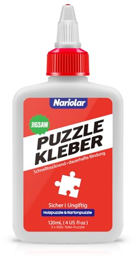 Nariolar Puzzlekleber – Ideal für Holzpuzzle und Kartonpuzzle mit 1000/1500/3000 Teilen, 120 ml