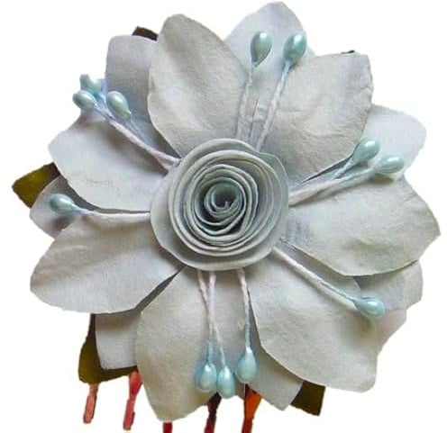 Diadem - Haargesteck - Haarkamm mit Blume