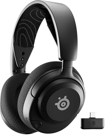 SteelSeries Arctis Nova 5 Wireless - Gaming Headset- Multi-System -PC,PS5 - Magnetische Neodym-Treiber -Über 100 Audio Presets - 60H Akkulaufzeit - 2,4 GHz oder BT-ClearCast Gen2.X-Mik