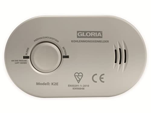 Gloria 25185500.0000 Kohlenmonoxid-Melder batteriebetrieben detektiert Kohlenmonoxid