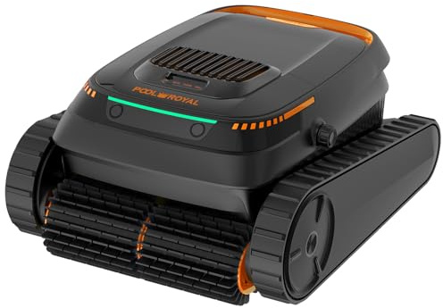Pool-Royal Poolroboter PR10 Limited Design Edition Akku, Model 2026, Poolsauger, Autoparken und Wandklettern 3 Motoren 120 Minuten Batterielaufzeit für Schwimmbecken Boden, Wand, Wasserlinie