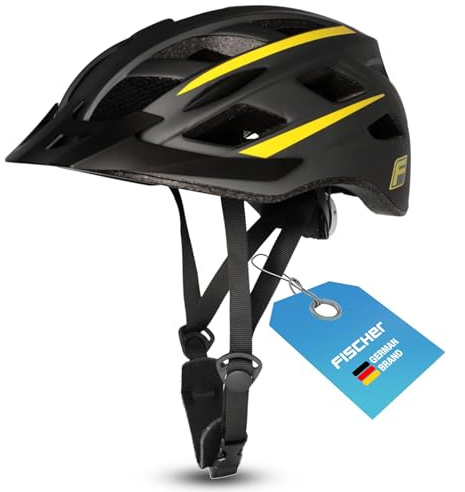 Fischer Erwachsene Fahrradhelm, Radhelm, Cityhelm Urban Lano, mit beleuchtetem Innenring-System