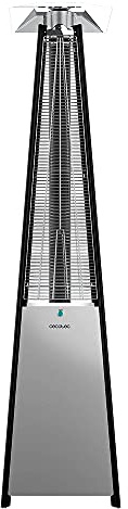 Cecotec Gasheizung für Außenbereich Ready Warm 8900 Outdoor Microclimate. 13000 W, Butan- oder Propangas in Pilzform zur besseren Wärmeverteilung, 2 Leistungsstufen, 20 m²