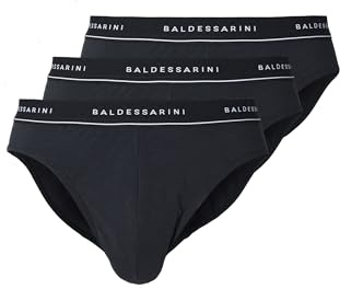 BALDESSARINI Herren Slips Unterhosen Stretch Cotton Slips 90003 3er Pack