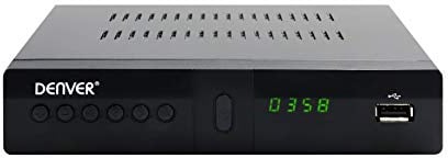 Denver DVBS-206HD HD SAT-Receiver DVB-S2, HDMI, USB, Ethernet, Schwarz