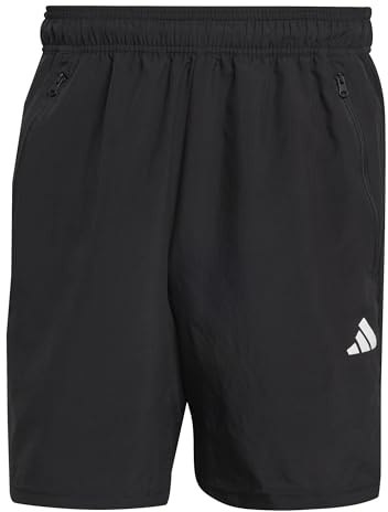 adidas Herren Train Essentials Woven Training Shorts, Black / White, XXL 7 inch