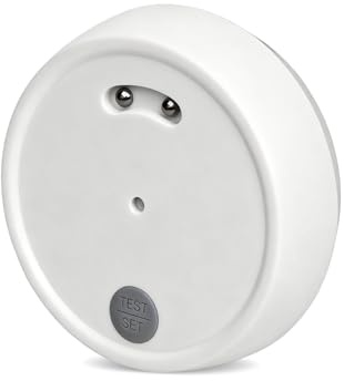 Chatthen Wassermelder, Wireless Water Leak Sensor, 80 dB and 100m Range, Unterstützung für RF433MHz Alarmanlage Haus, Water Detector für Kitchen, Bathroom, Basement (Batterie enthalten)