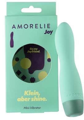 AMORELIE Joy – Mini-Vibrator Shine | Wasserfest Wiederaufladbar aus Silikon & ABS