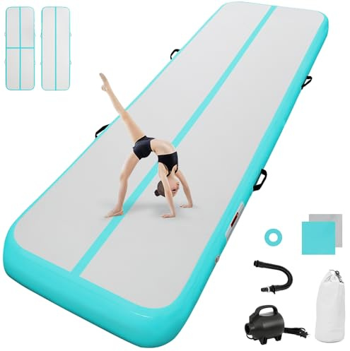 airtrack matte mit elektrischer Luftpumpe 10cm hoch 3 M Tumbling Matten Aufblasbare turnmatte Matte gymnastikmatte Yogamatte Camping Trainingsmatte