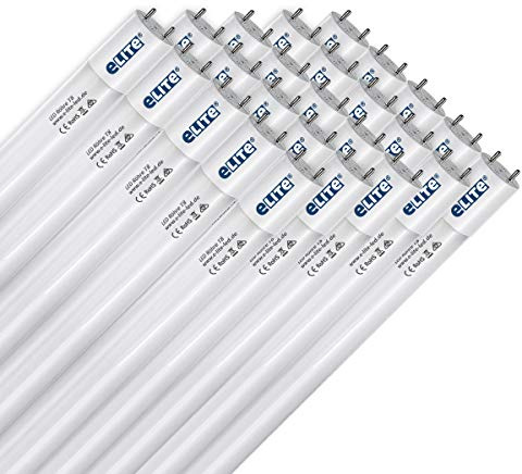 eLITe LED Röhre T8, 150cm, 24W, 865, 6500K, Tageslichtweiß, 25 Stück | 3250lm, 330 Grad, 50.000h Lebensdauer, 5 Jahre Garantie, inkl. Starter
