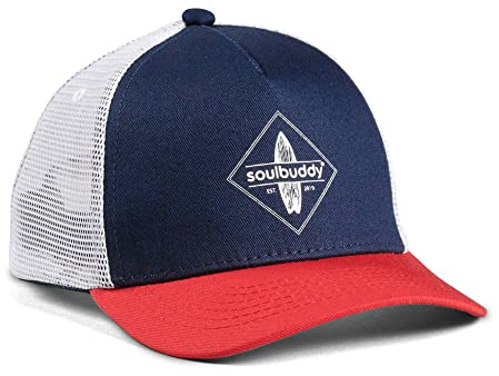 Soulbuddy Kinder Trucker Cap – Basecap für Jungen & Mädchen - Atmungsaktiv mit Mesh & Snapback verstellbar – Bequeme Sommer Sonnenkappe für Kids – 3 Größen verfügbar