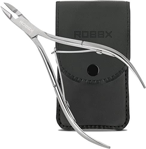 ROBBX® Nagelhautzange mit präziser Klinge Nagelhautentferner | Edelstahl, Haut- und Nagel Entfernung, Nagelhaut Zange, Hautzange, Nagelhautschere